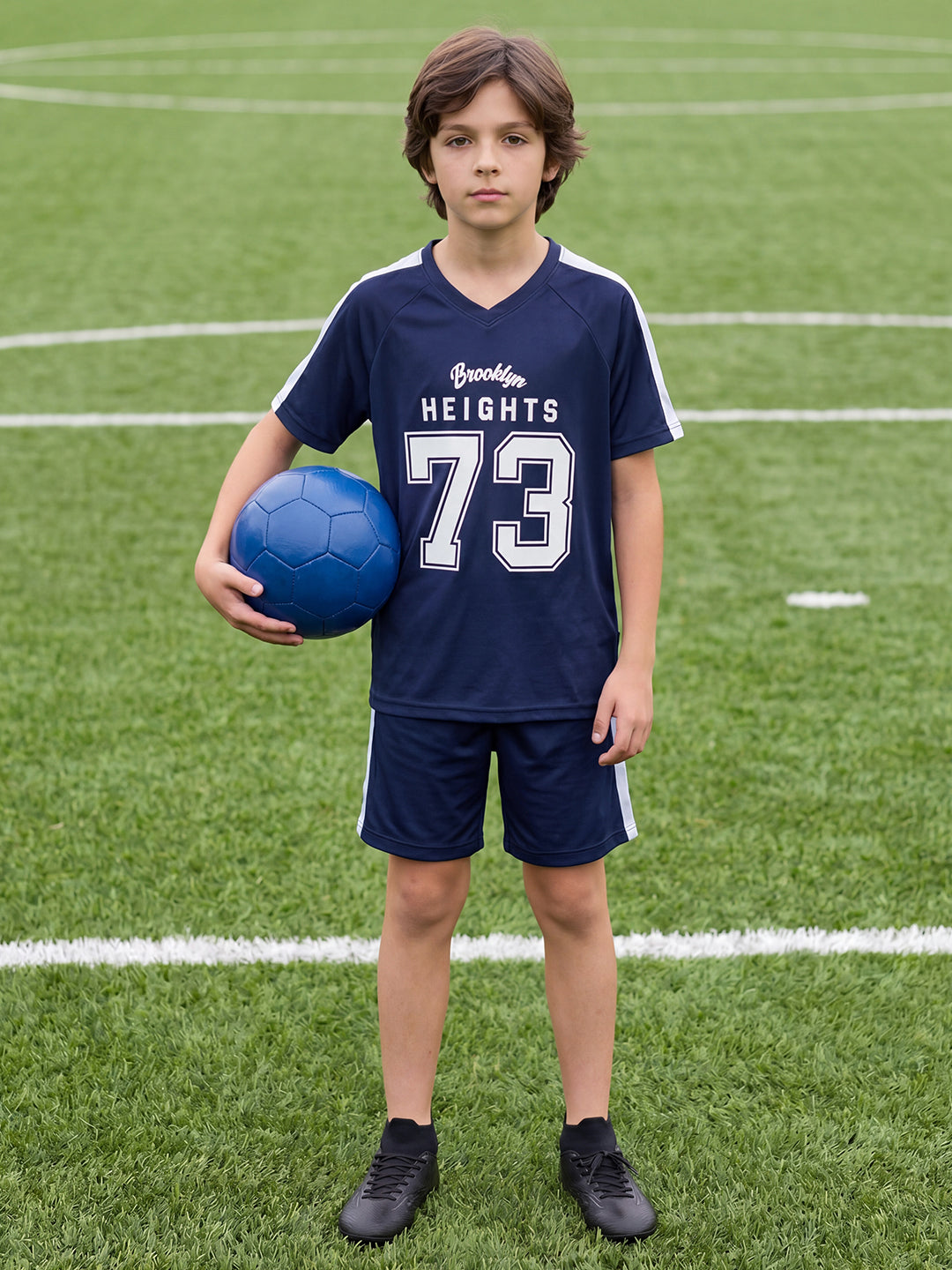 Lil Tomatoes Boys Sportswear Sets - Navy Blue