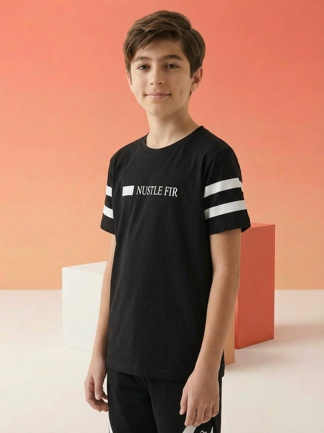 Lil Tomatoes Boys Cotton Night Suits - Black