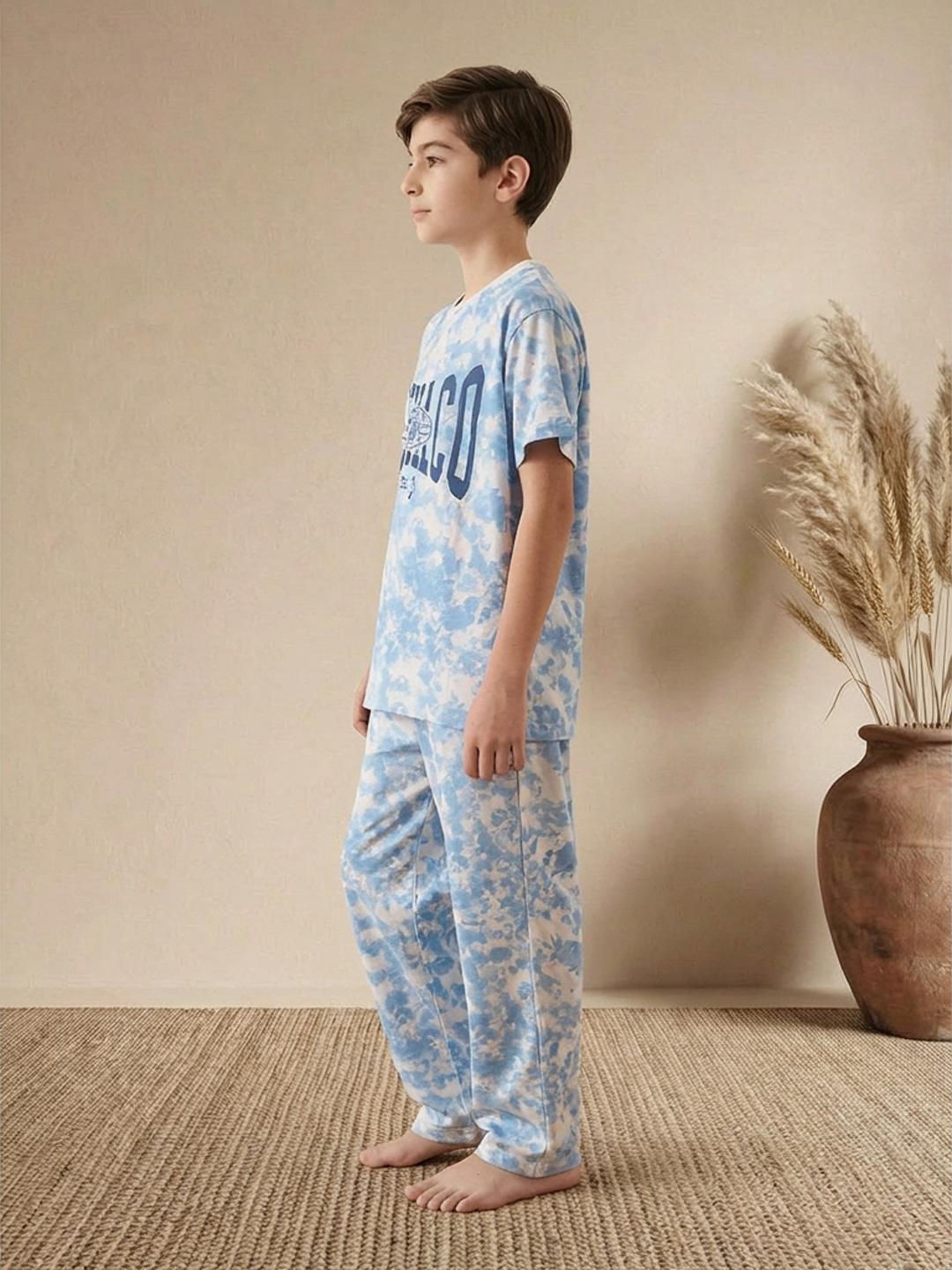 Lil Tomatoes Boys Cotton Night Suits - Blue