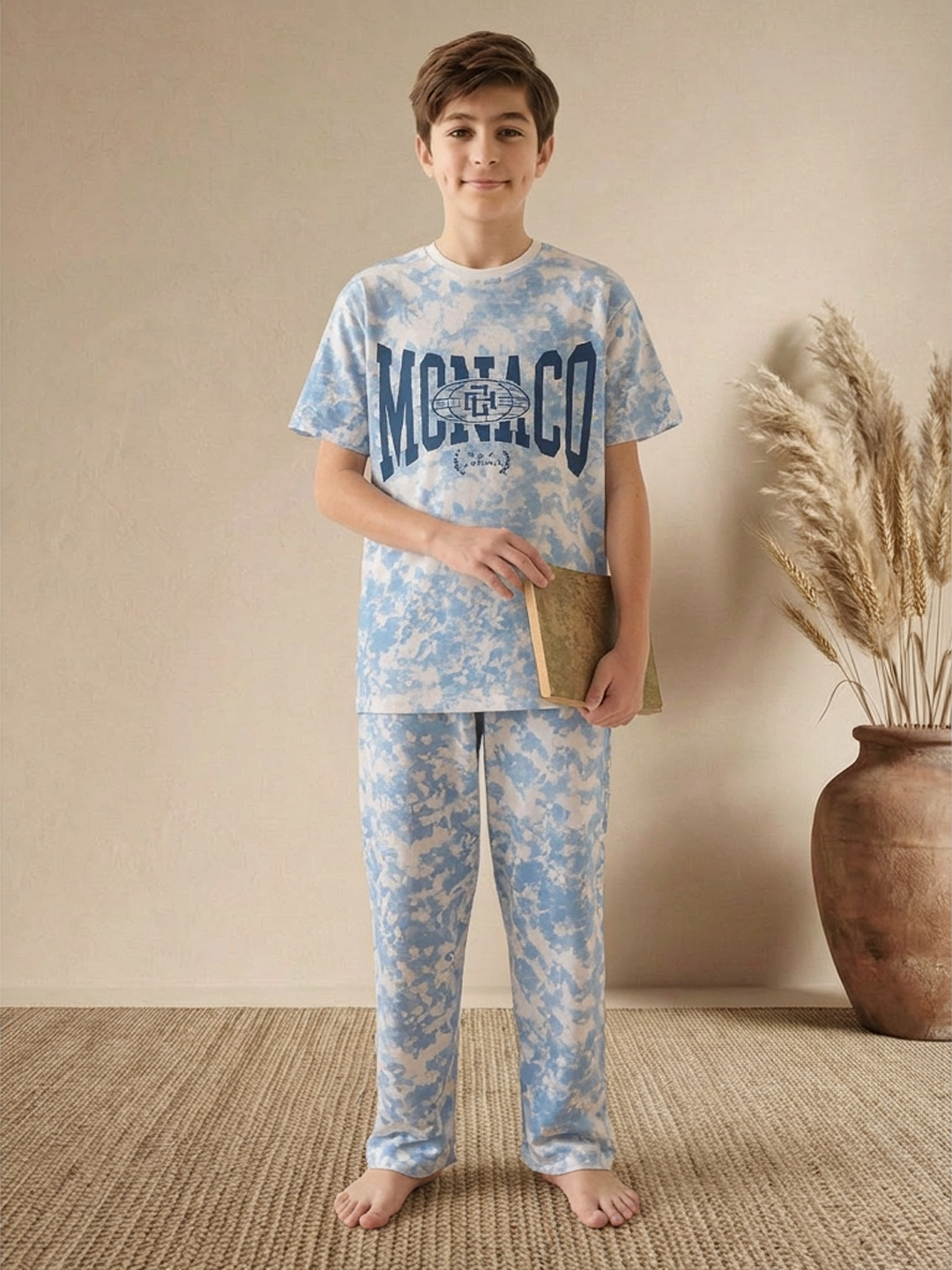 Lil Tomatoes Boys Cotton Night Suits - Blue