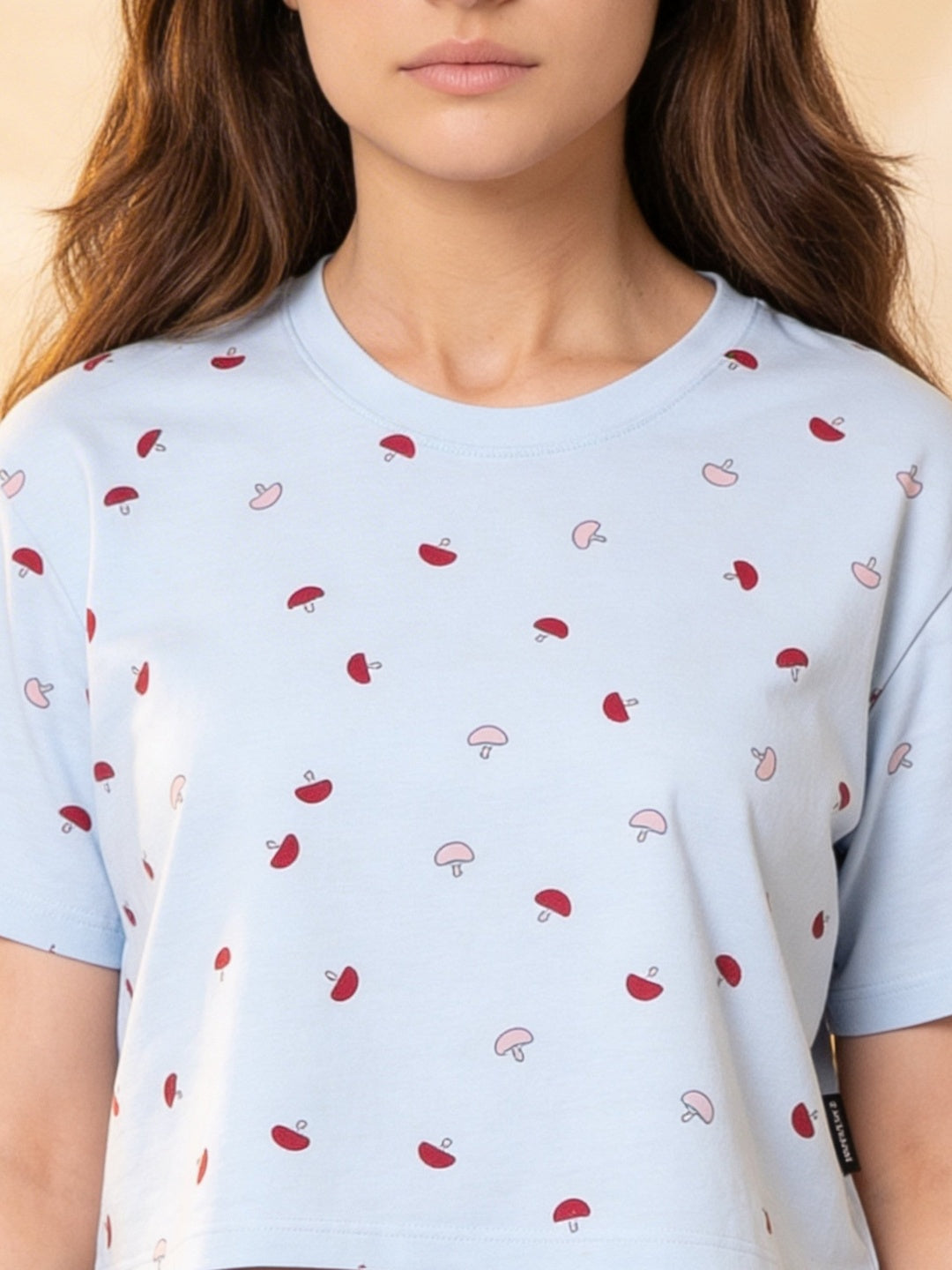 Lil Tomatoes Girls Cotton Night Suits - Powder Blue