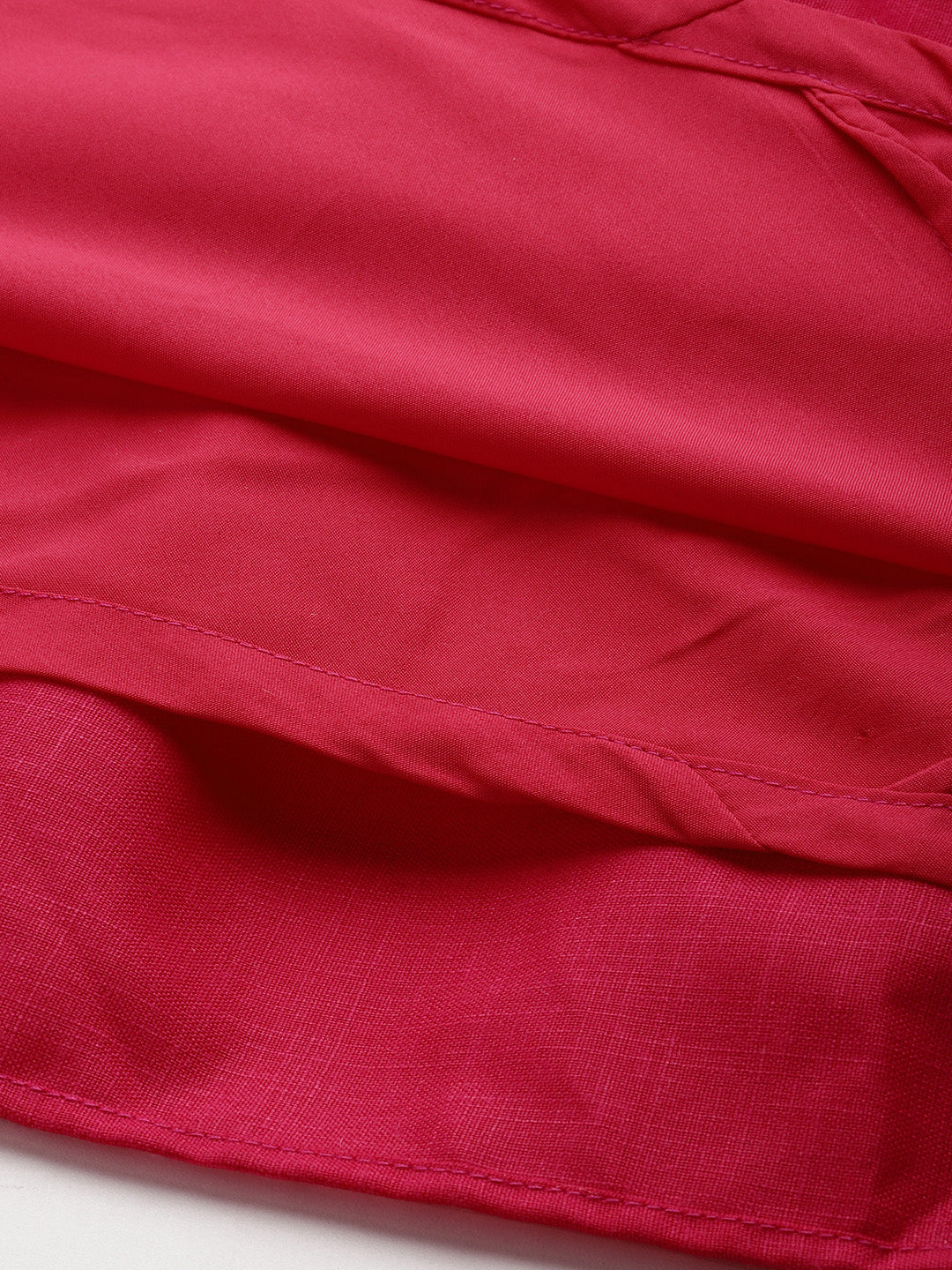 Bollywood Vogue Ready To Wear Yellow N Pink Chinon Embroidered Gown - Detail View