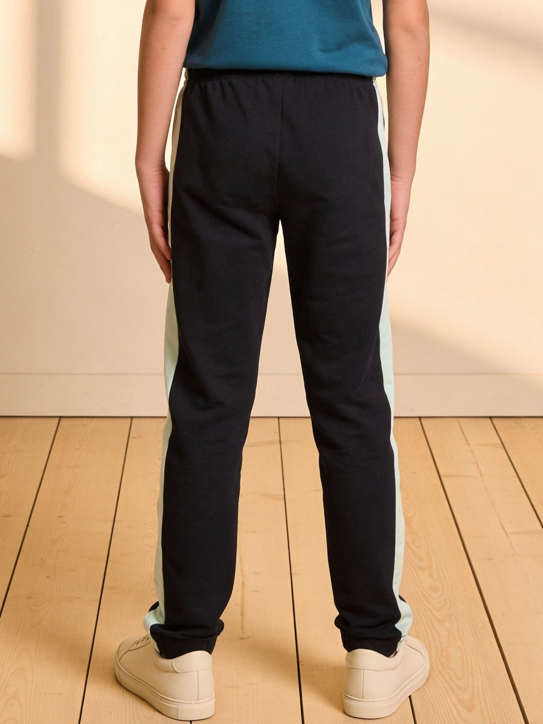 Lil Tomatoes Boys Cotton Looper Trackpant - Black