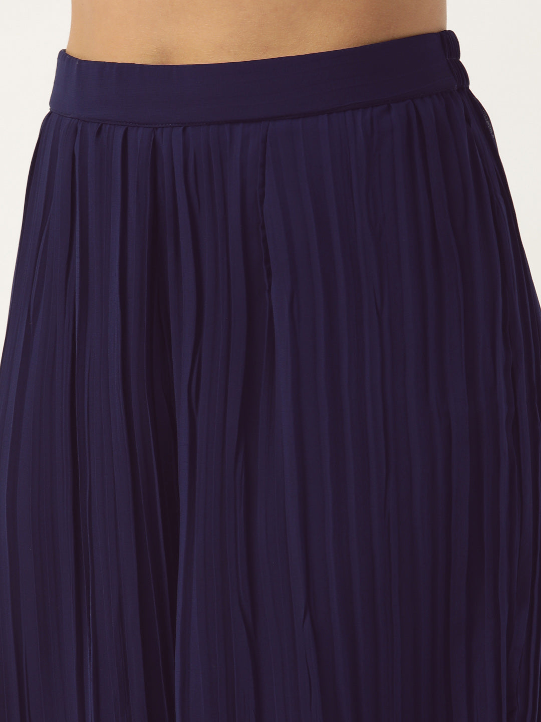 Bollywood Vogue Ready To Wear Navy Blue Embroidered Kurta sets - Additional View 2