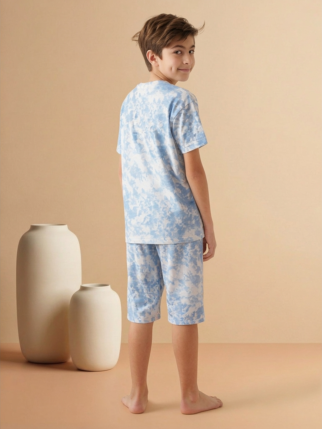 Lil Tomatoes Boys Cotton Night Suits - Blue