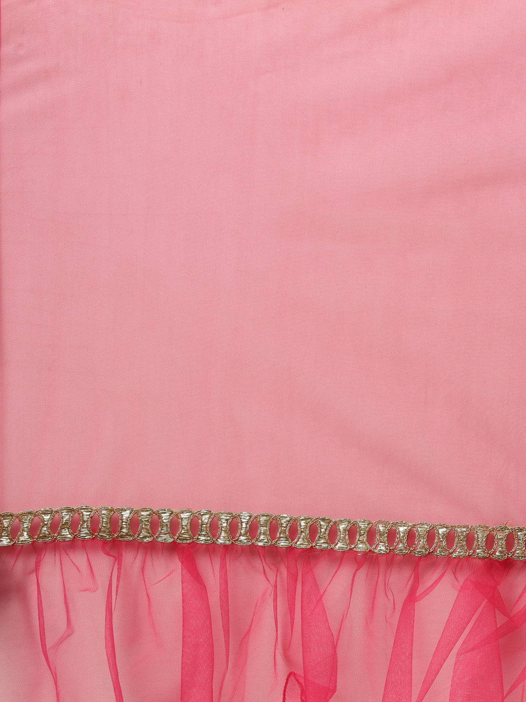 Bollywood Vogue Ready To Wear Dark Pink Georgette Embroidered Gharara Suit Set - Additional View 2