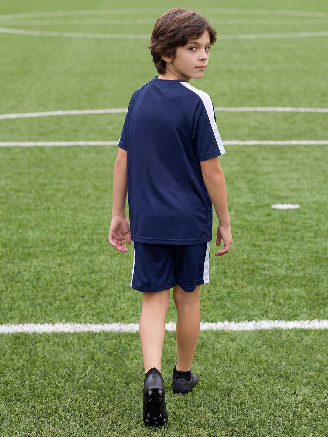 Lil Tomatoes Boys Sportswear Sets - Navy Blue