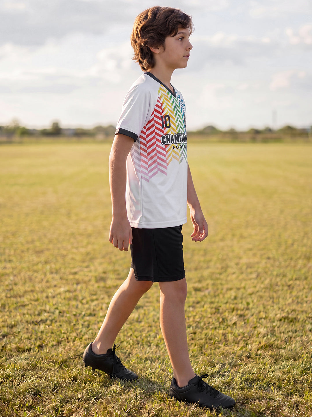 Lil Tomatoes Boys Sportswear Sets - White