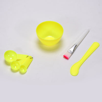 Facial Mask Bowl Set For Girls Use ( 6 Pcs Set )