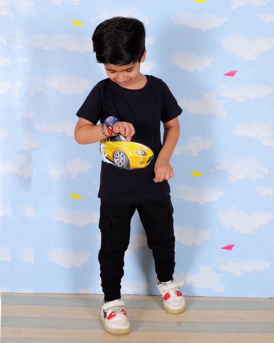 Formula Race T-Shirt And Jogger Set - KCW-AN-FRJO-1-2