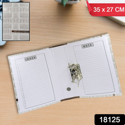 Office Lever Arch Clip Binder File (35×27 cm, Pack of 1, MOQ 4)