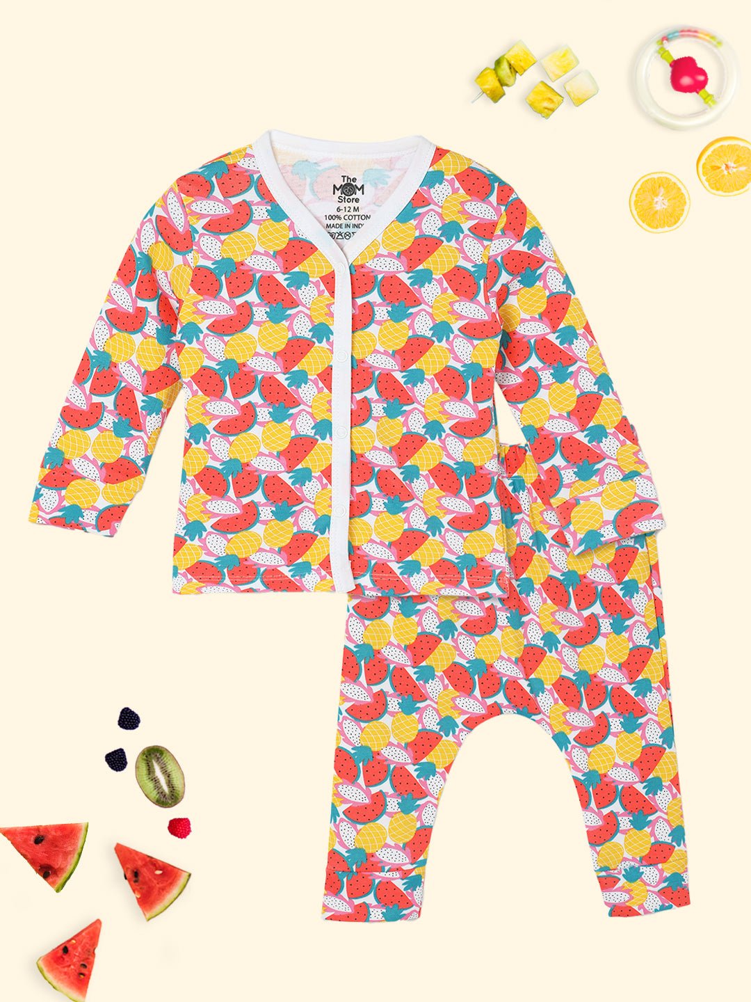 Fruitilicious Newborn and Infant Pajama Set - IPS - FRIP - 0 - 3