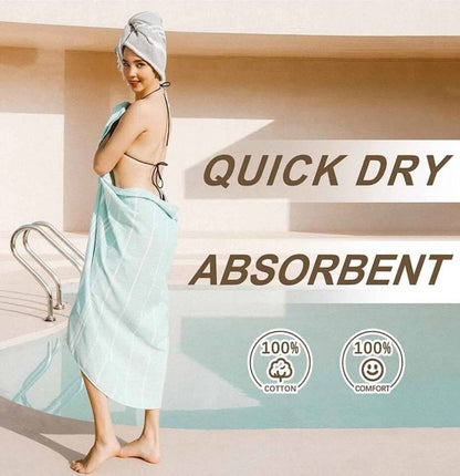 Casacraft by Pepperfry 1 Piece Cotton Bath Linen Set M  (Beige, Pack of 1)