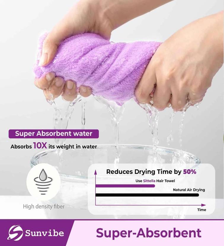 Casacraft by Pepperfry 1 Piece Microfiber Bath Linen Set M  (Purple, Pack of 1)