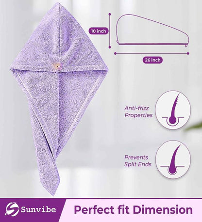 Casacraft by Pepperfry 1 Piece Microfiber Bath Linen Set M  (Purple, Pack of 1)
