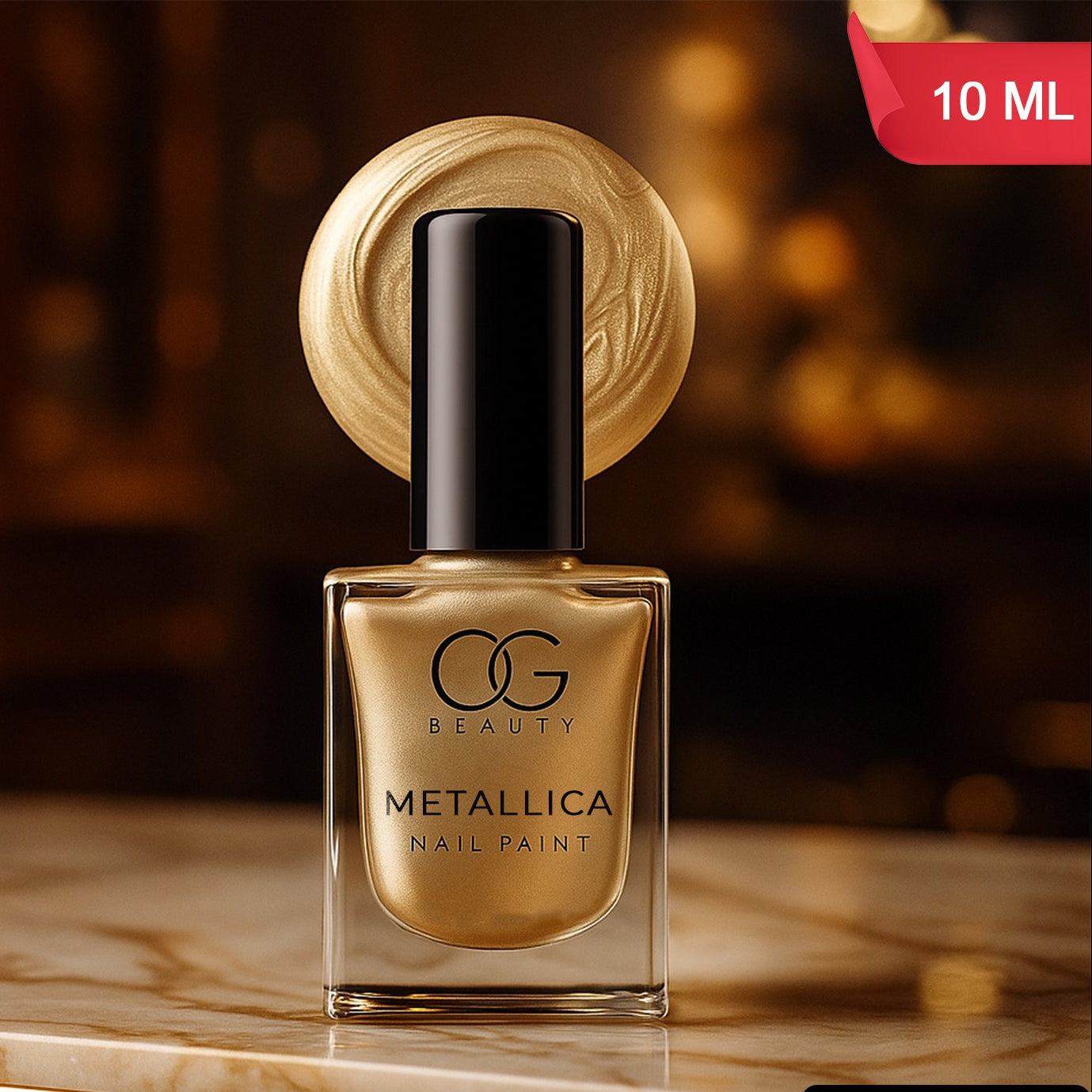 Og Beauty Premium Vintage Brass Metallica Nail Polish (1 Pc  10 Ml)