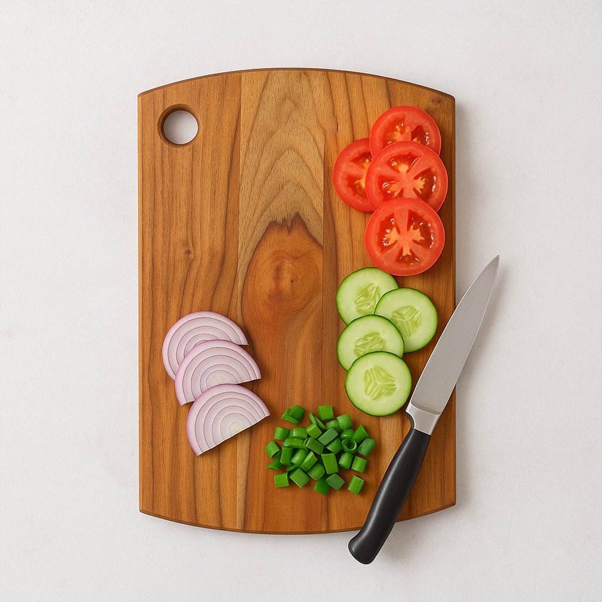 Supermom Premium Teak Wood Chopping Board For Kitchen (1 Pc) HP DD