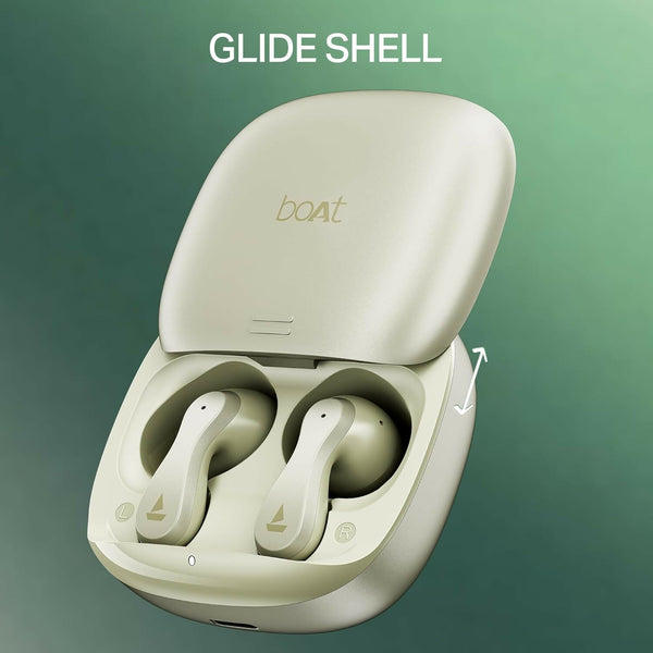 boAt 2025 Launch Airdopes 313, TWS Ear Buds Wireless Earphones with mic (Gold Mist)