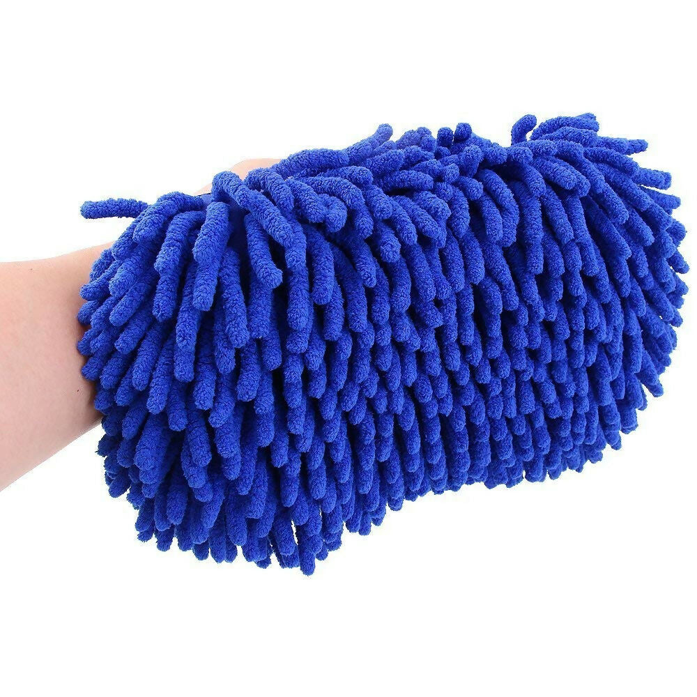 Microfiber Car Washing Sponge & Brush Combo Scratch-Free Cleaning Tool for Car, Bike & Home Soft Wash & Dry Duster for Shine and Care