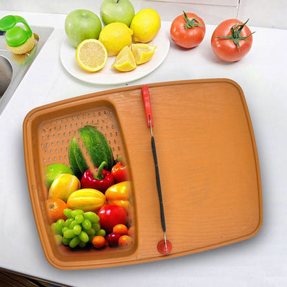 Versatile Cut and Wash Box & Tray for Kitchen Perfect for Fruits and Vegetable Prep