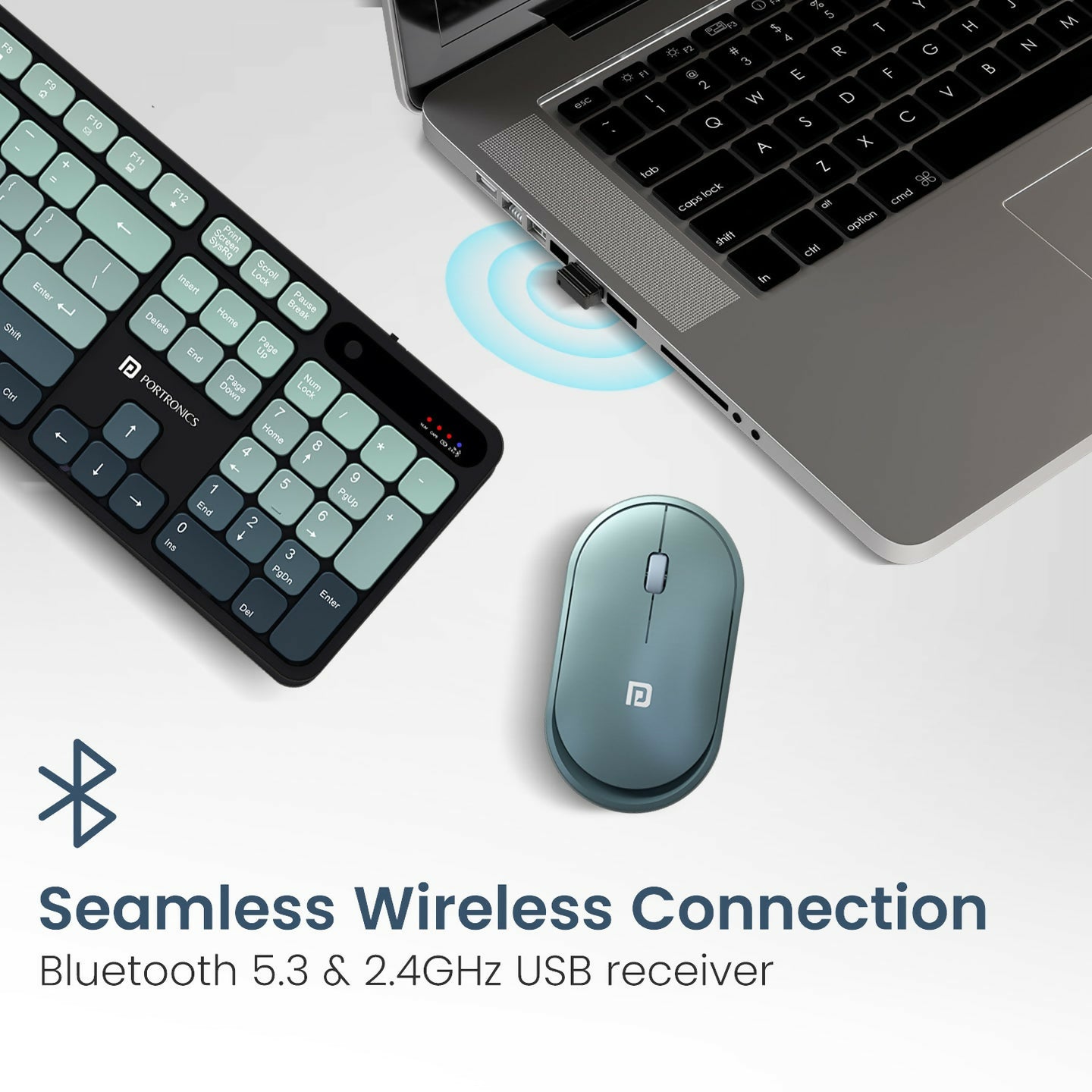 Portronics Key 11 Combo Wireless keyboard & Mouse
