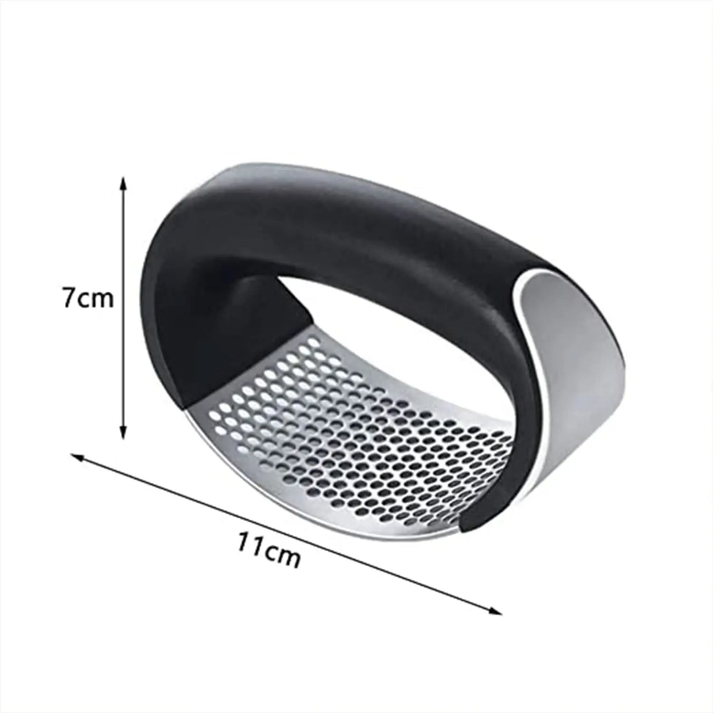 Stainless Steel Garlic Presser Crusher (Multicolor) HP DD