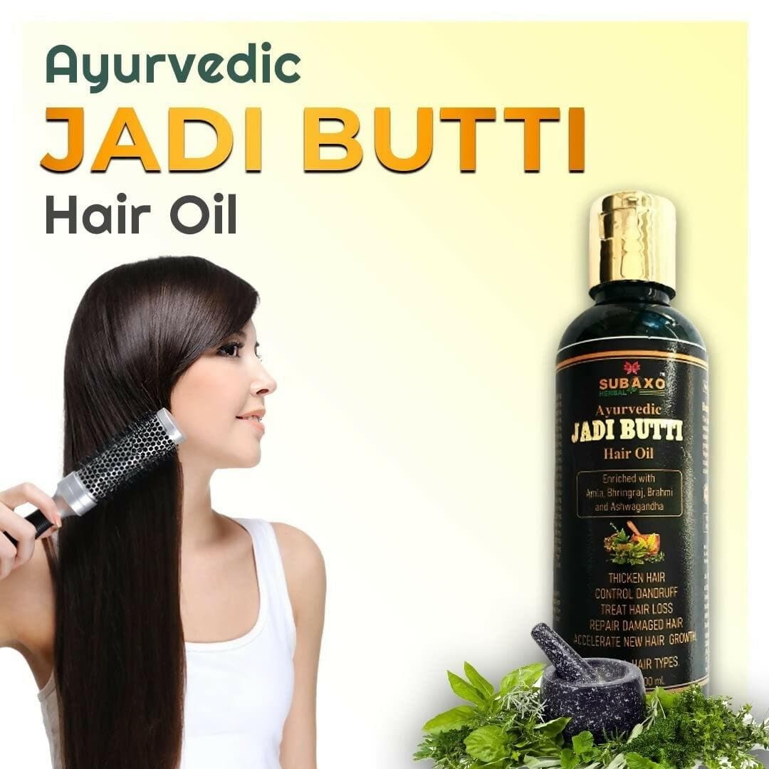 SUBAXO Herbal Red Onion Hair Wash-Herbal Shampoo (200ML)And Herbal Jadi Buti Hair Oil (200ml) Combo - HalfPe