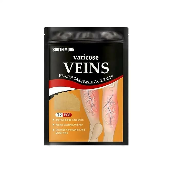 Varicose Veins Relief Patches Reduce Swelling, Improve Circulation & Soothe Leg Pain (12 Pcs)