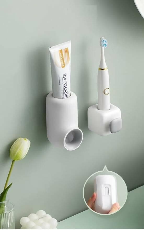 P-plus international toothpaste dispenser wall mount for bathroom - HalfPe