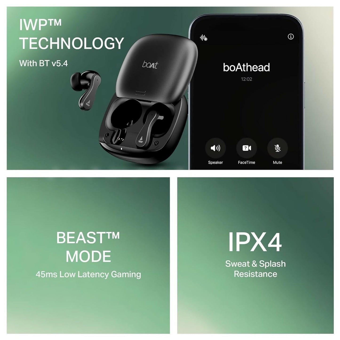 boAt 2025 Launch Airdopes 313, Stream Ad Free Music via App Support, Bluetooth & TWS Ear Buds Wireless Earphones with mic (Multicolor)