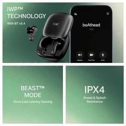 boAt 2025 Launch Airdopes 313, Stream Ad Free Music via App Support, Bluetooth & TWS Ear Buds Wireless Earphones with mic (Multicolor)