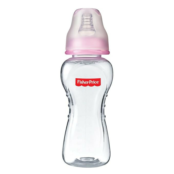 Fisher price ultra care regular neck feeding bottle (230ml,pink)