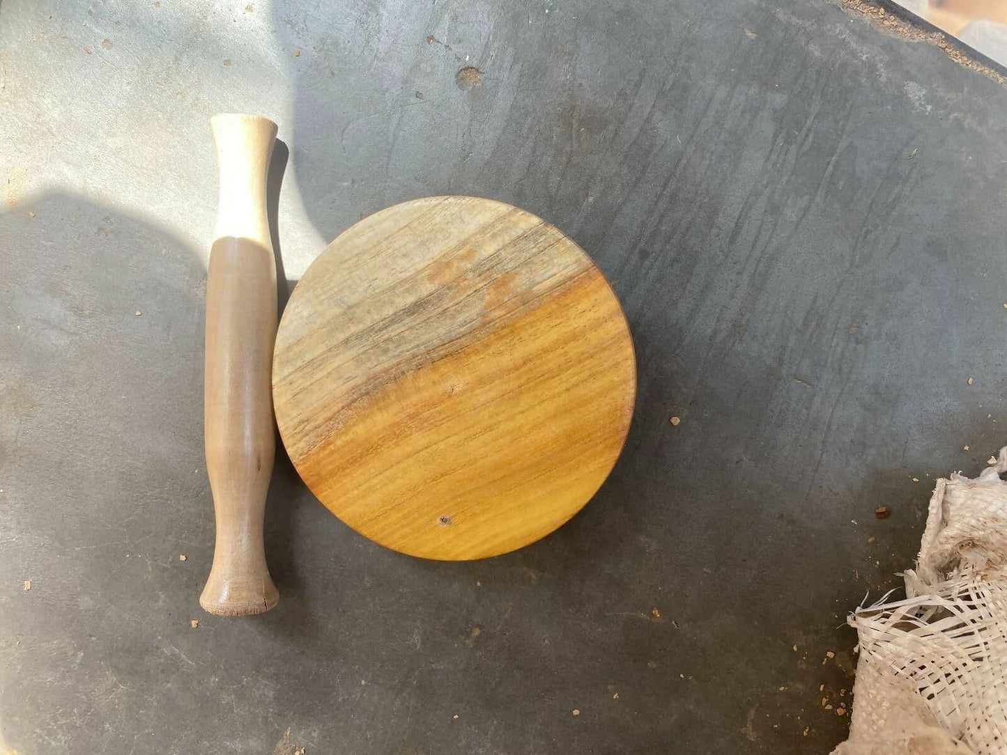 Belan Chakla Wood Chop for kids - HalfPe