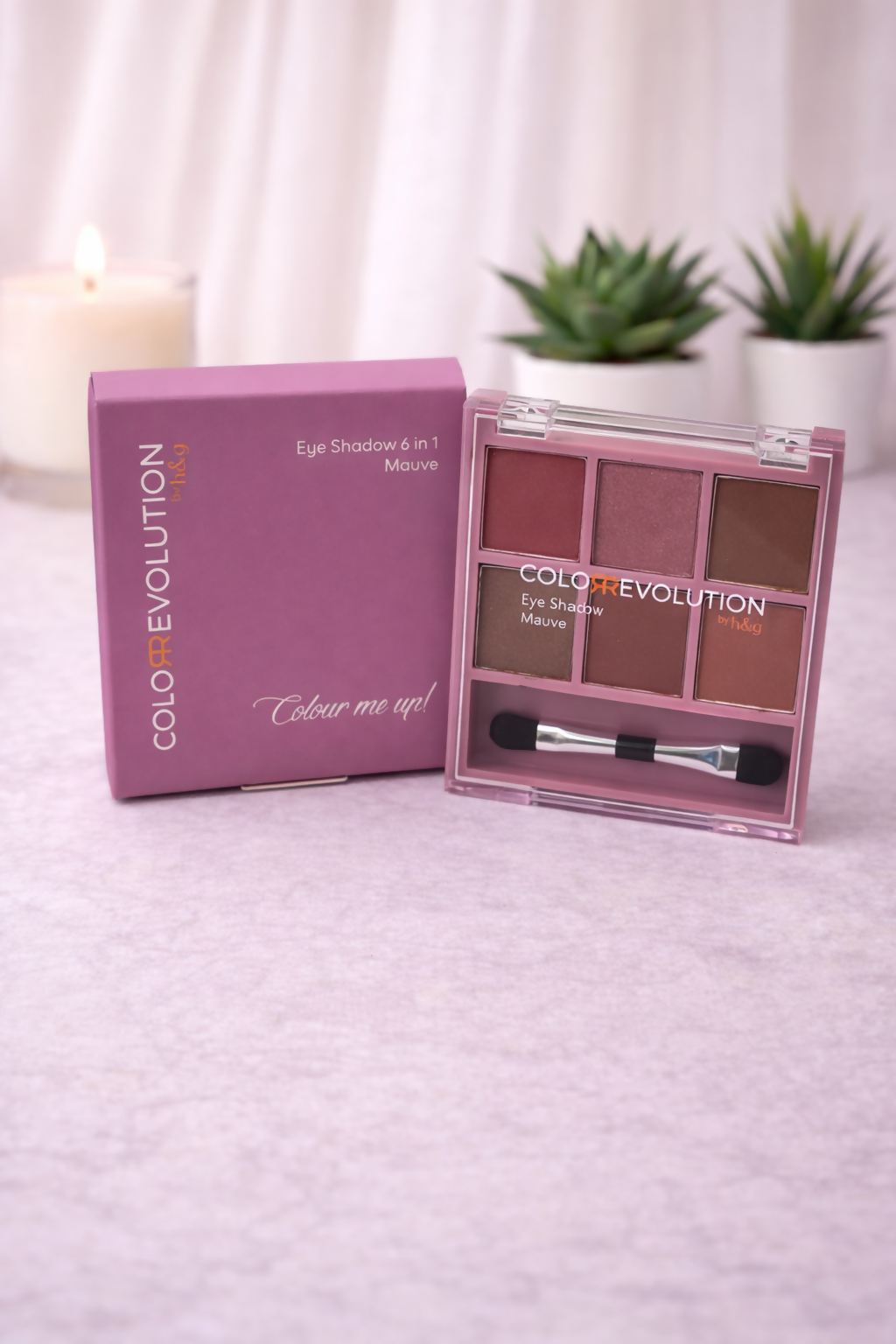 Color Revolution eyeshadow 6 in 1 Mauve - Colour me up