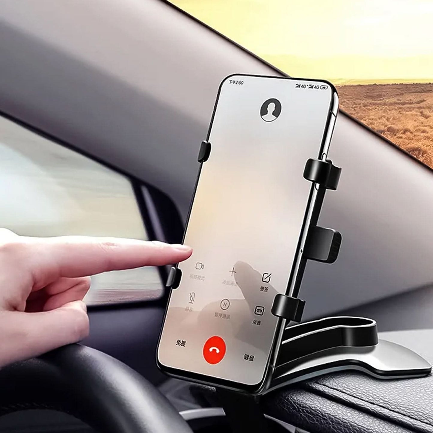360° Rotating Car Phone Holder Clip Mount