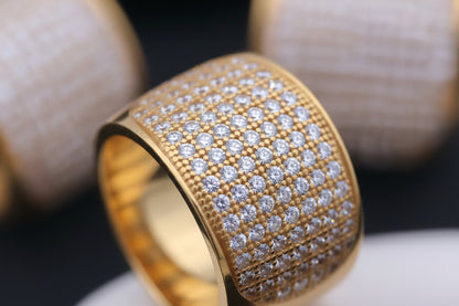 Stylish Gold Plated Agate Finger Ring for Men – Brass Ethnic Casual Wear MAITRY ENTERPRISE