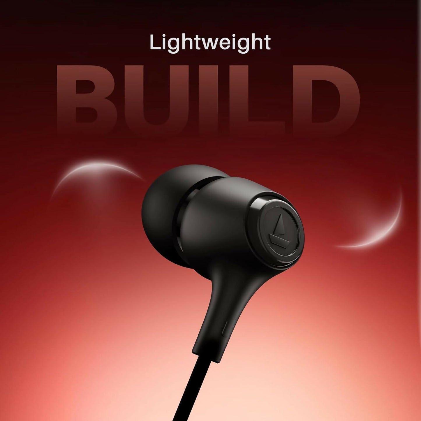 boAt Bassheads 95 with Wired in Ear Phones ,120Cm Cable & 3.5Mm Jack(Active Black)