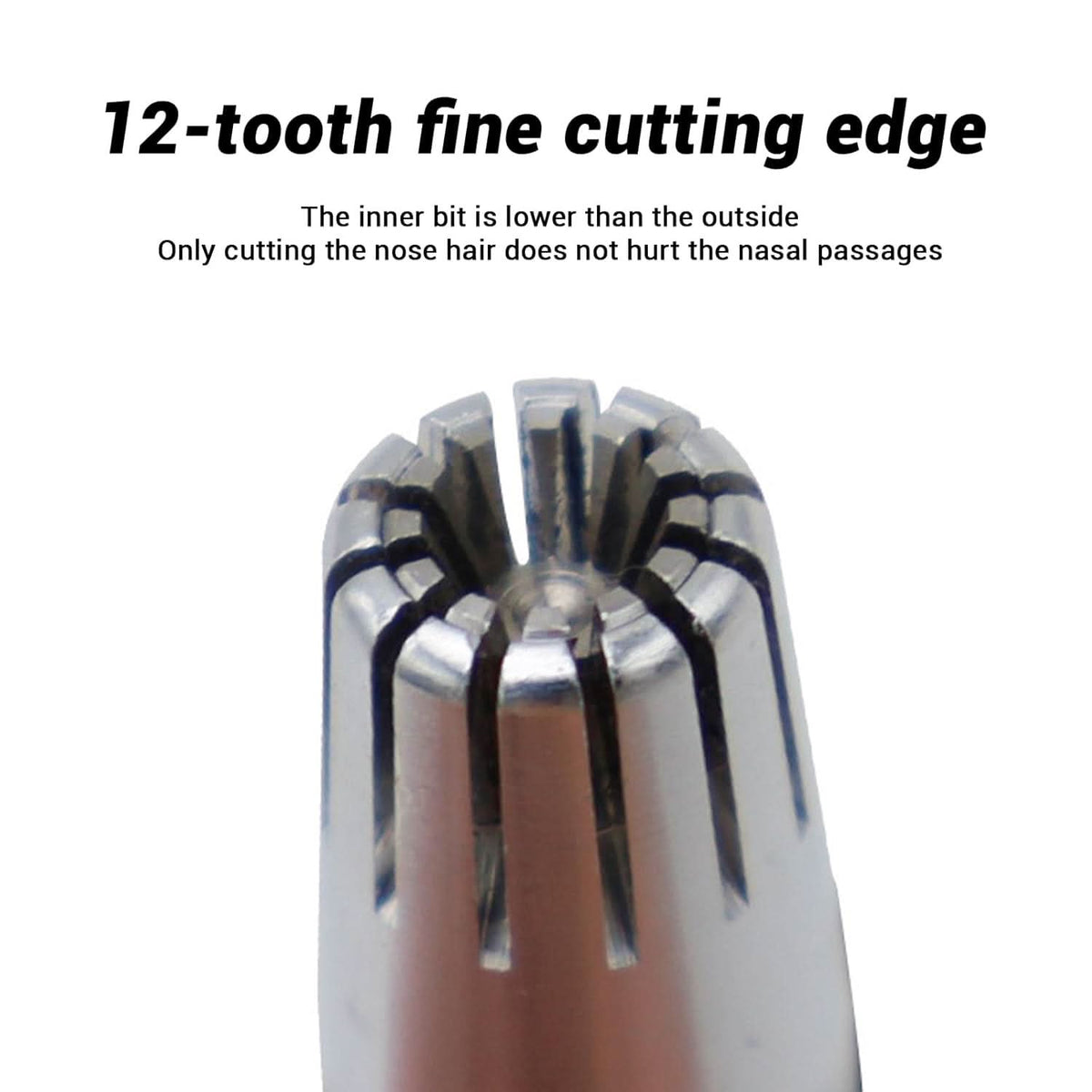 Stainless Steel Painless Nose Hair Remover (1 Pc) HP DD