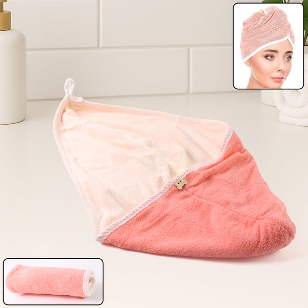 Hair Drying Magic Hair Cap Towel Wrap For Women Bath Towels (1 Pc)