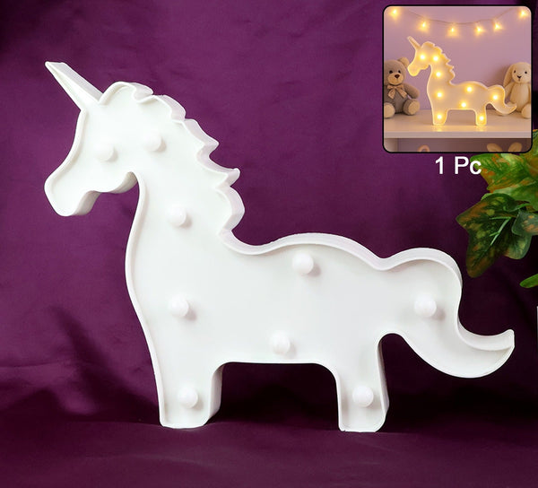 Unicorn Shaped Led Decorative Night Light (1 Pc)