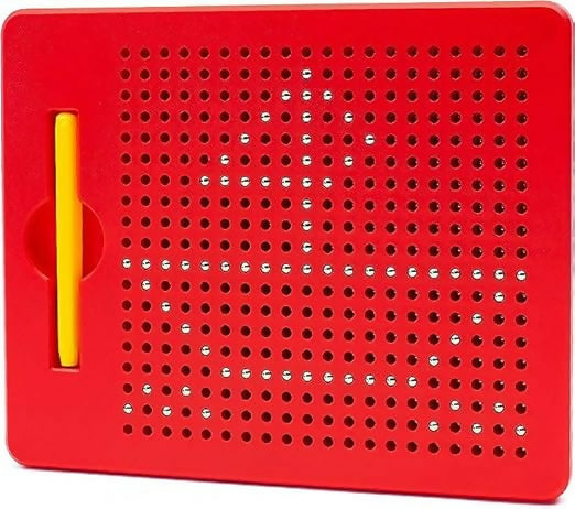 Magnetic Drawing Board: Erasable Doodle Pad with Stylus & Beads (Big, Red) (TPT)