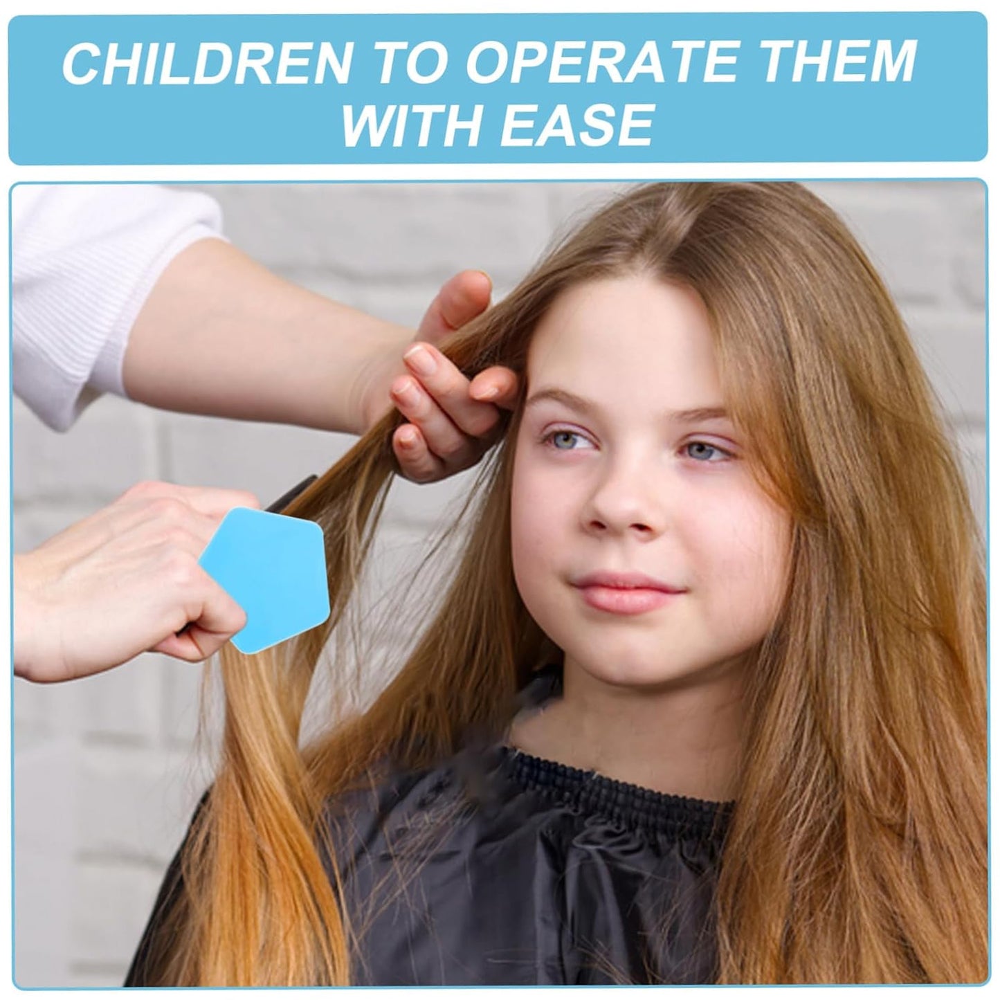 Haircut Design Stencil Set – 6-in-1 Safe Hair Trimmer Molds for Creative Styling, Clean Hairline Shapes & Quick Fade