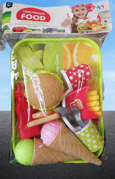 Pretend Play Food Kit for Kids (MULTI-COLOR)