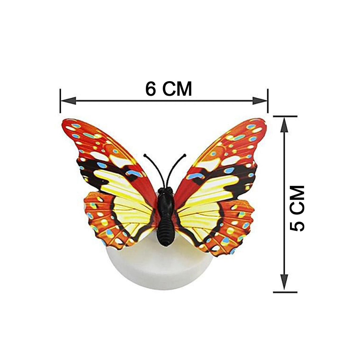 The Butterfly 3d Night Lamp Comes With 3d Illusion Design Suitable For Drawing Room Lobby. HP DD