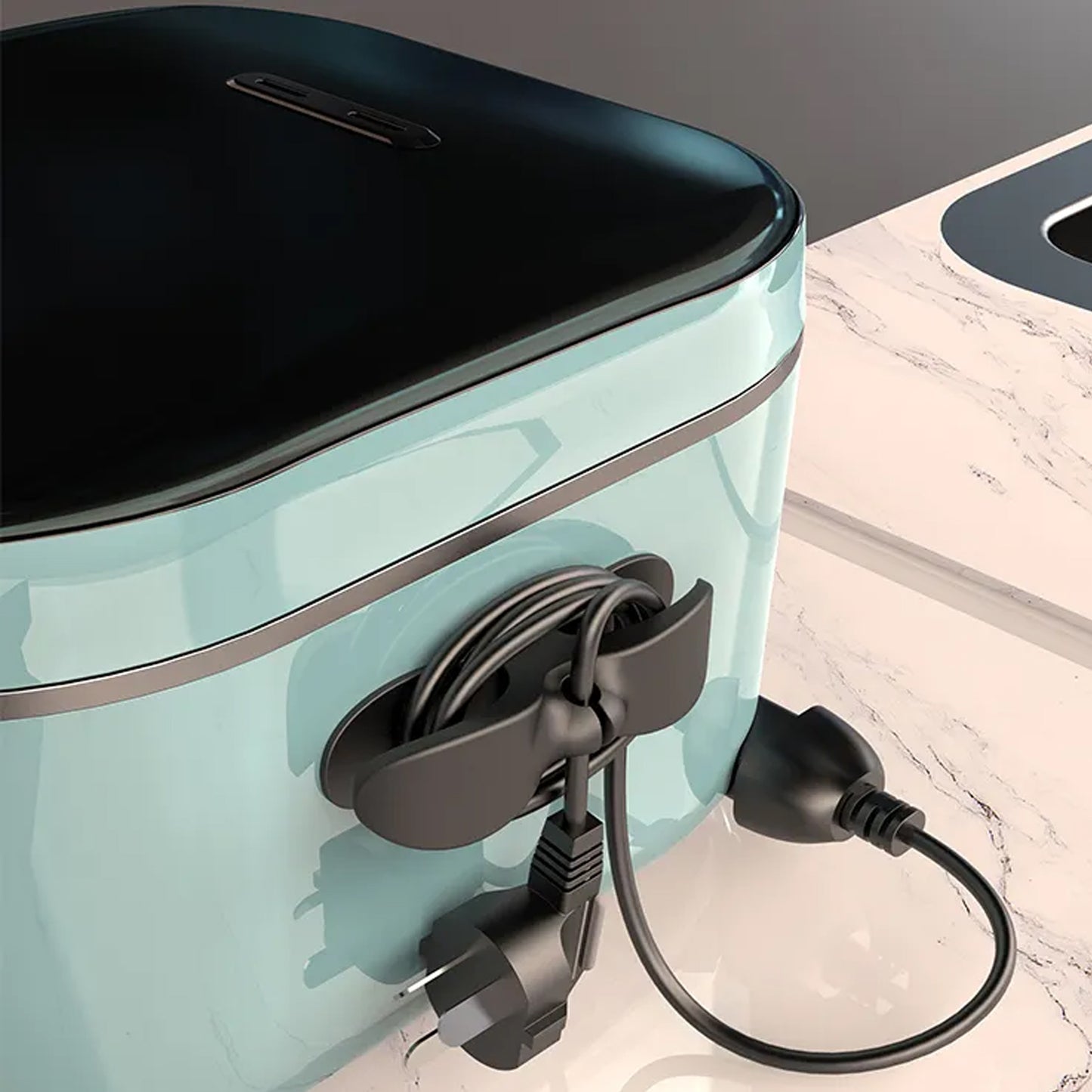 Cable Organizer For Appliances Cable Winders Self-adhesive Cable Holder For Kitchen Appliances Cable Clips Cable Holder Cable Winder Cable Guide Cable Shorter