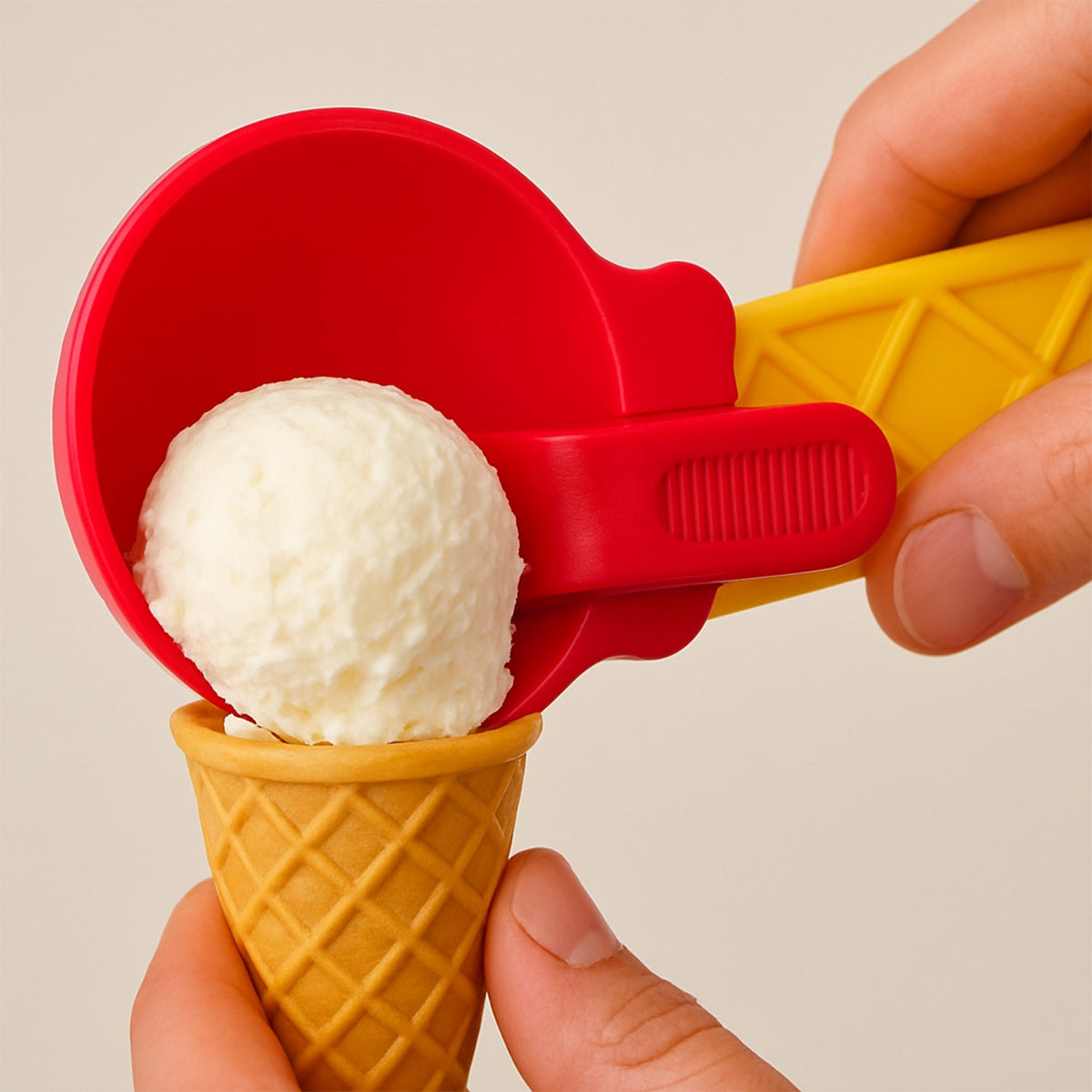 1-piece Plastic Ice Cream  Watermelon Scooper With Trigger Dipper HP DD