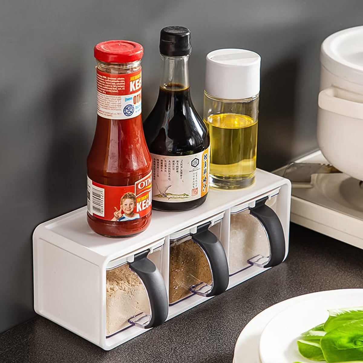 Grinss Modular Spice Storage Box Set (3 Pc) HP DD