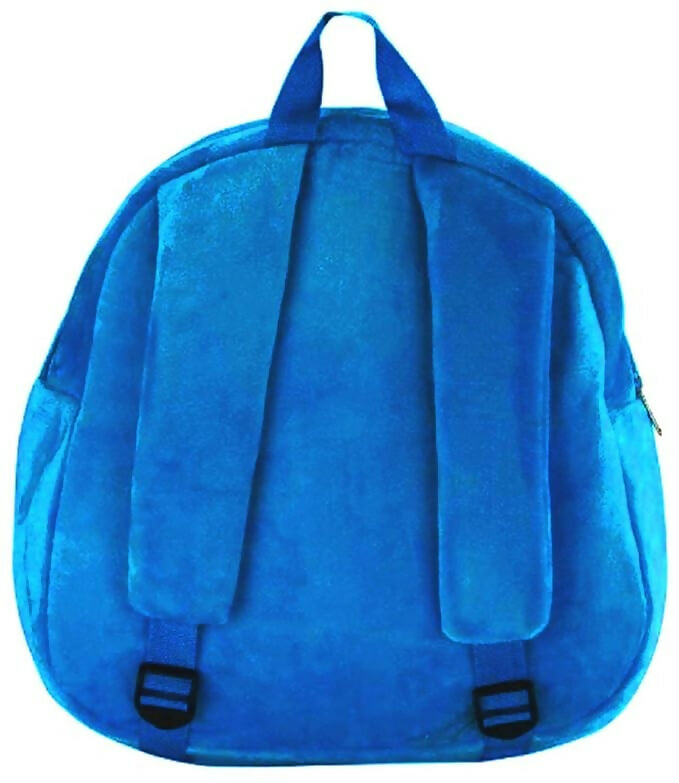 Double Face Blue Tree Velvet Bag Kids For School (Blue)