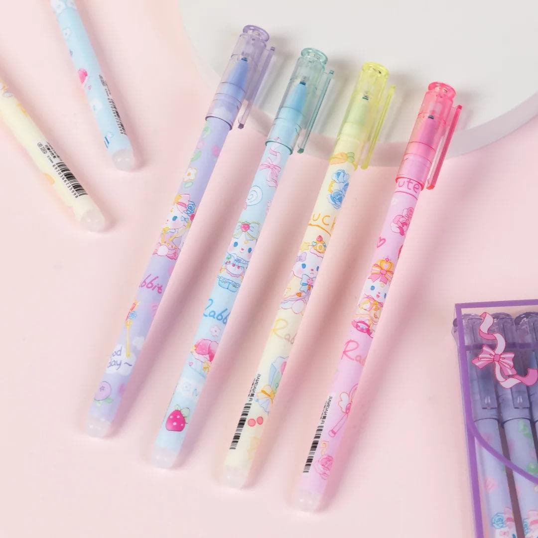 Cute Cinnamoroll Erasable Gel Pens for all (multi-color) - HalfPe