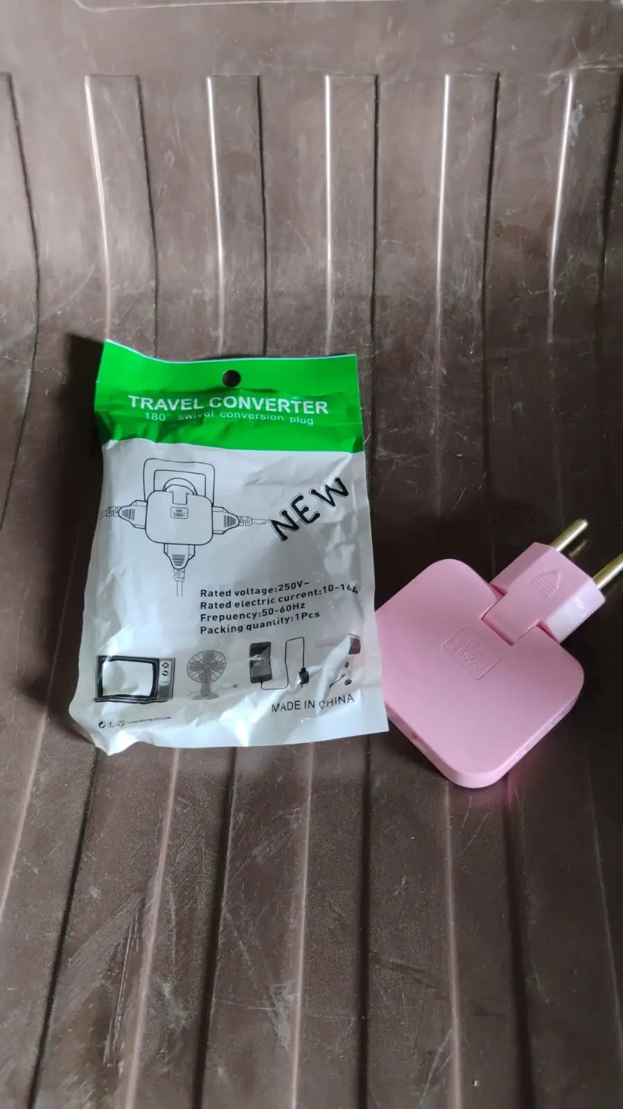 Wireless 3 In 1 Foldable Wall Plug Adapter  Socket  Converter (1 Pc) HP DD